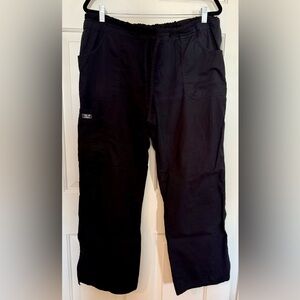 Women's Black Cargo Scrub Pants